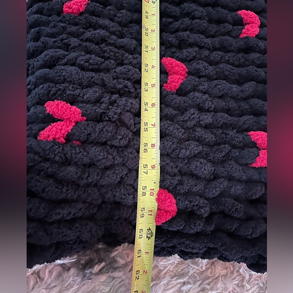 ❤️Handmade Valentine’s Chunky Blanket❤️ - Picture 6 of 9